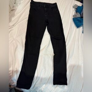 American Eagle Outfitters Black High Rise Skinny Jeans with Next Level Stretch